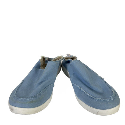 Vionic Beach Zapatillas sin cordones de lona Malibu azul para mujer - 9.5