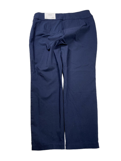 NEW CJ Banks Women's Navy Blue Slimming Ankle Pants - 14