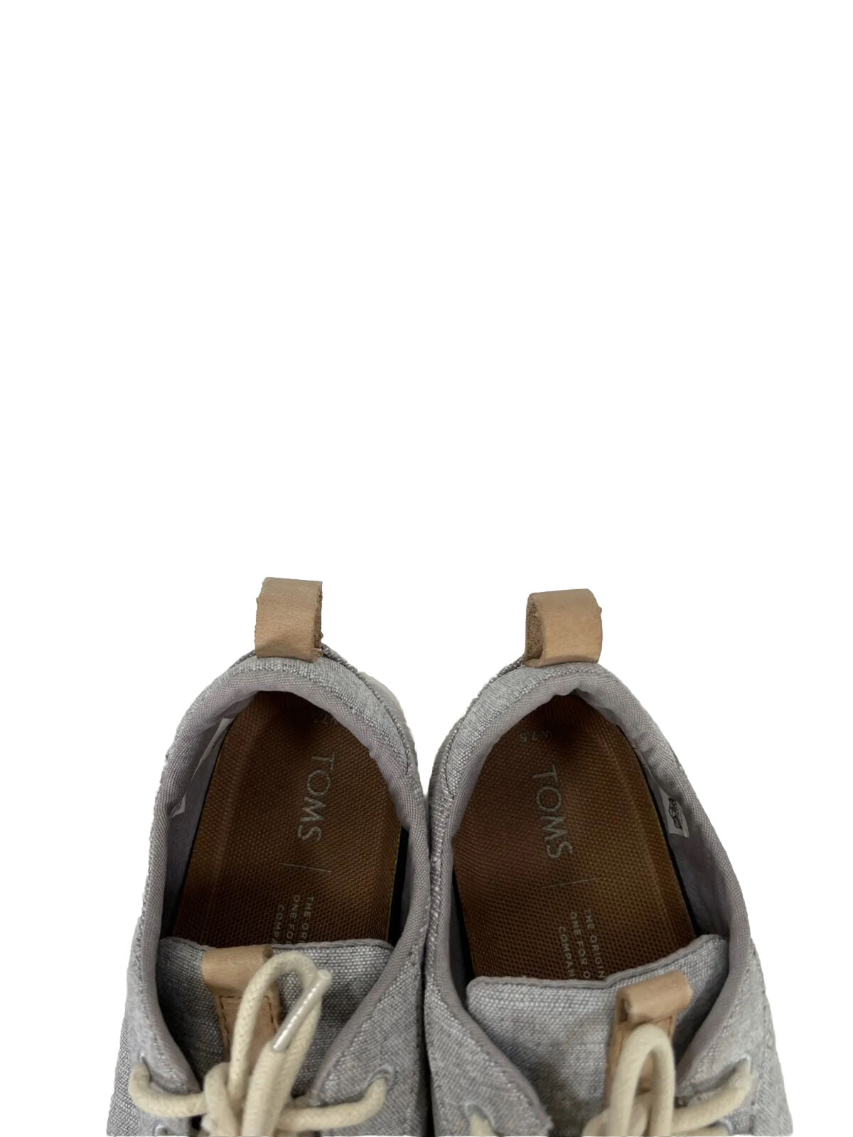 Toms Zapatillas casuales con cordones Cabrillo Chambray gris para mujer - 7.5