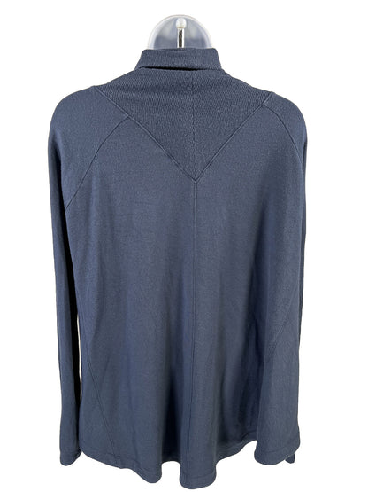 Athleta Women's Blue Nirvana Long Sleeve Wrap Cardigan Sweater - XS