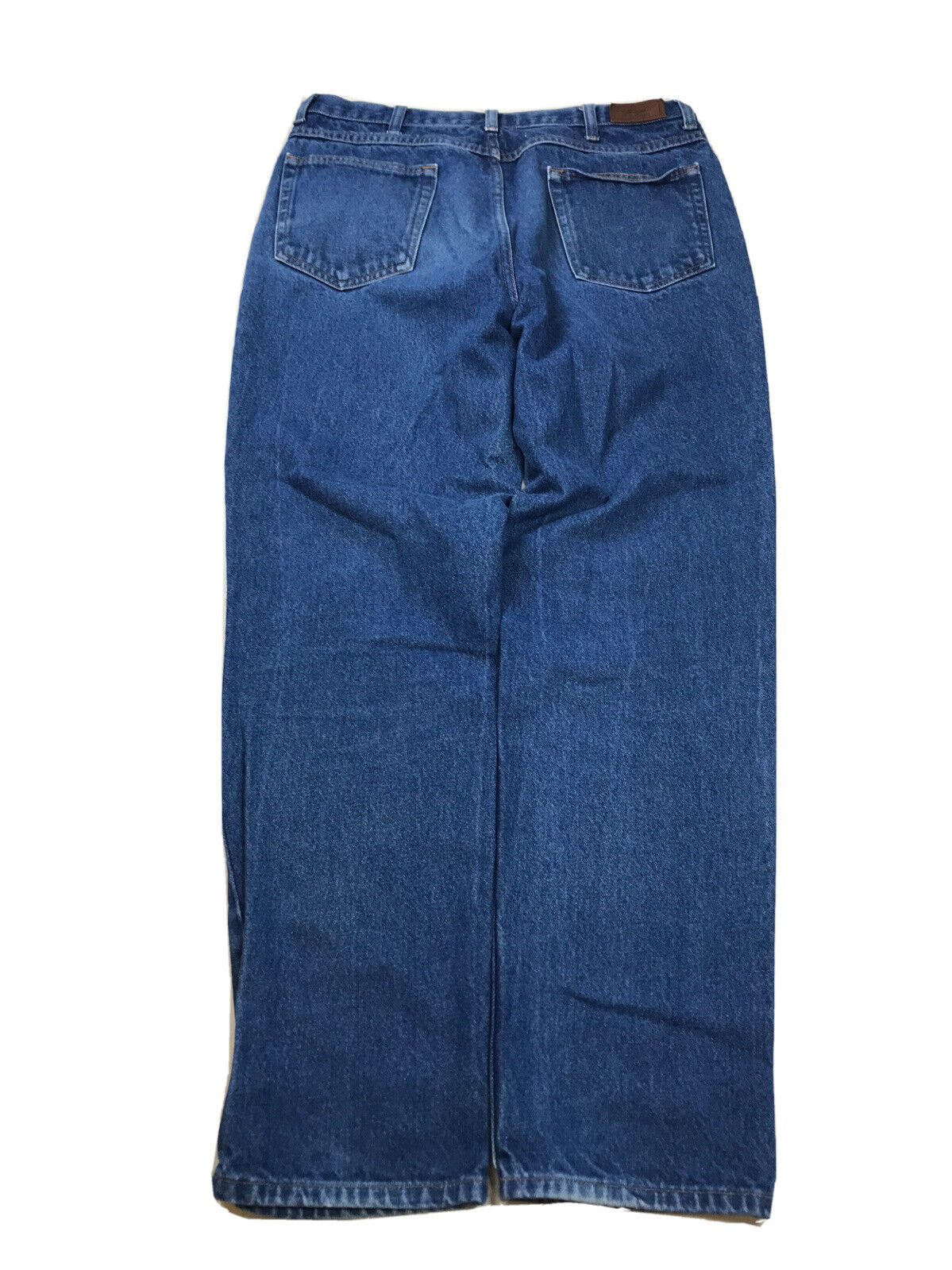 LL Bean Men's Dark Wash Blue Classic Fit Straight Leg Jeans - 35x32