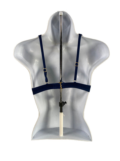 Top de baño de bikini con relleno ligero en azul marino de Athleta para mujer - XXS