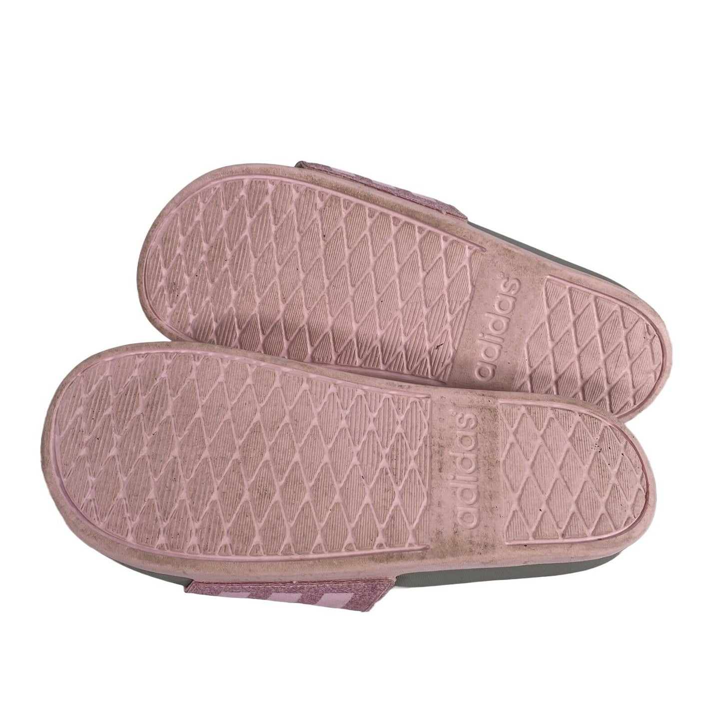 Adidas Sandalias Adilette Slide de mujer de color rosa metálico - 6