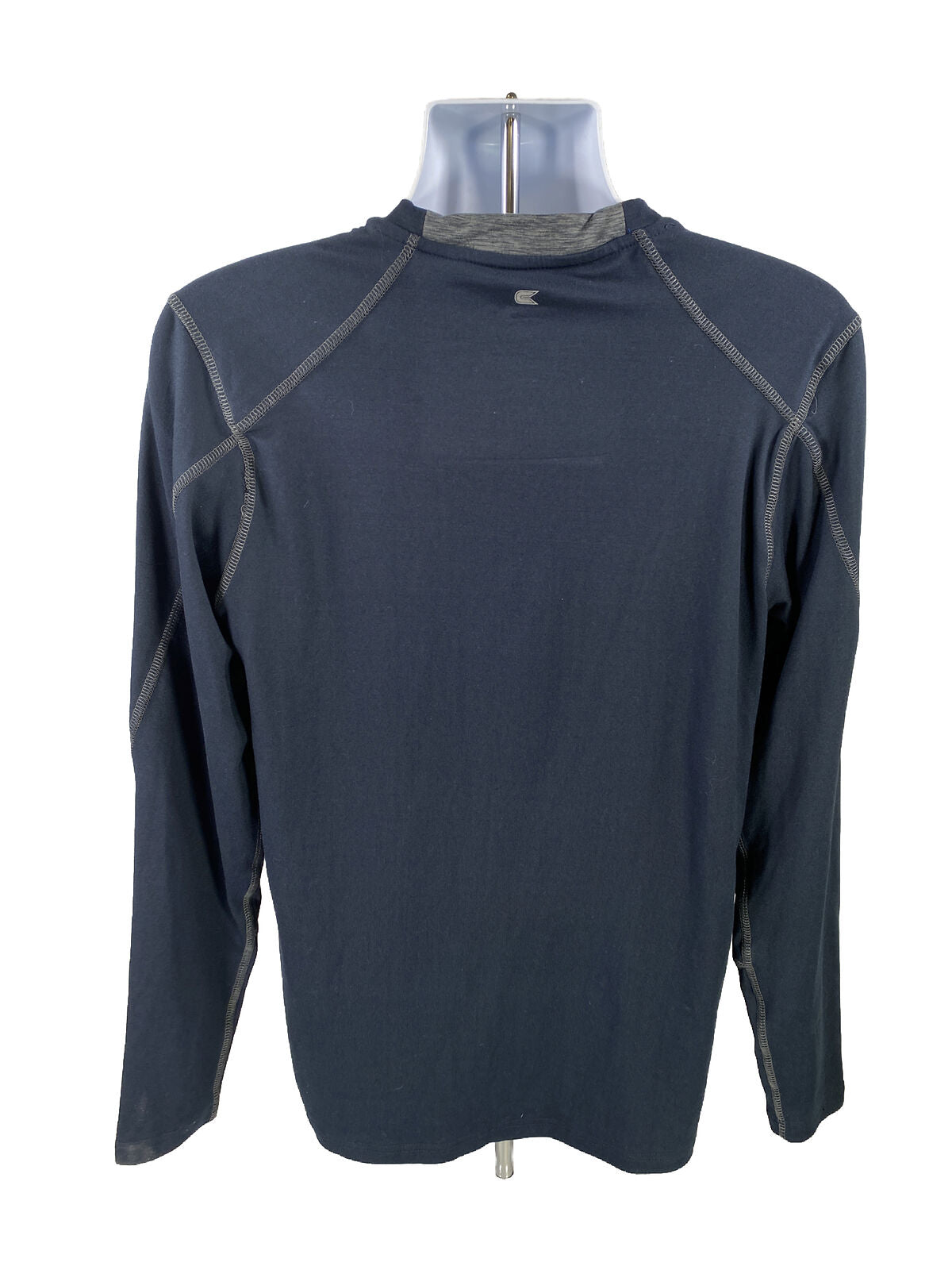 Colesseum Men's Blue University of Michigan Long Sleeve Shirt - M
