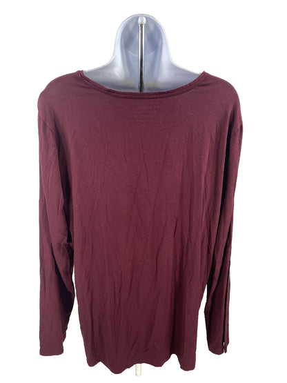 Chico's Women's Red Long Sleeve Ultimate Tee T-Shirt - 3/XL