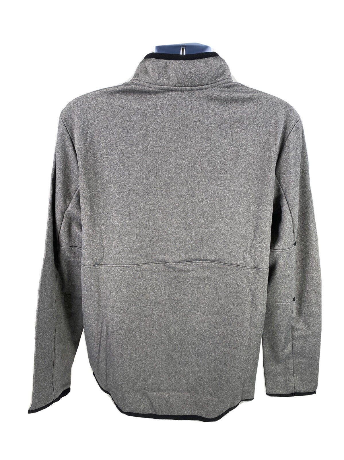 NEW Tek Gear Men's Gray Fleece Lined 1/4 Zip Pullover Sweatshirt Sz M