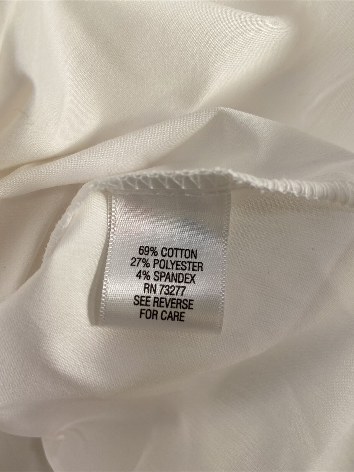 NUEVO Apt.9 Camisa de vestir blanca con botones resistente a las arrugas para mujer - 10