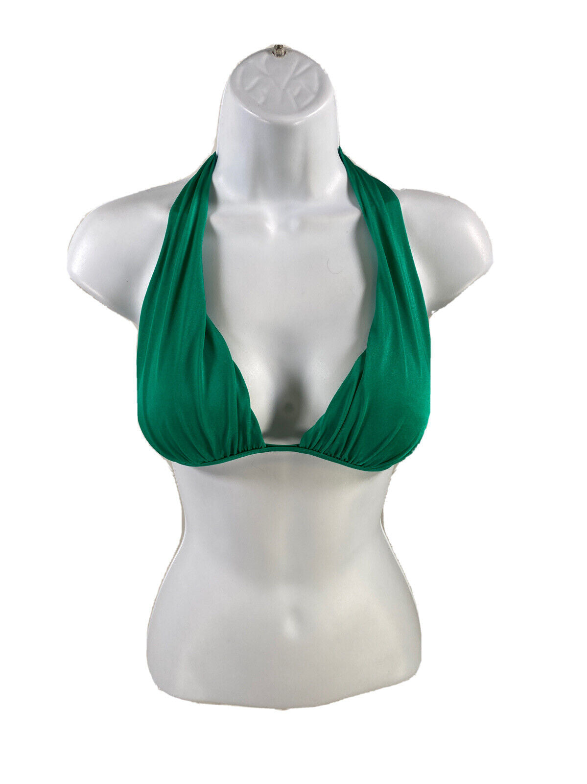 Victoria's Secret Green Halter Tie Neck Bikini Swim Top - S
