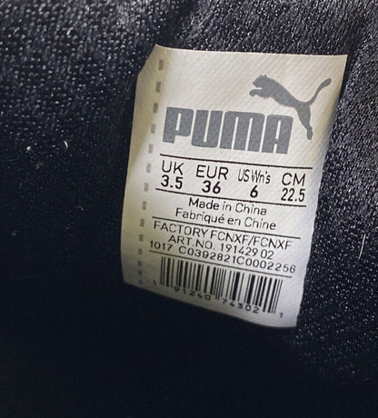 Puma Women's Black/Gray 10 Cell 1.0 Lace Up Sneakers - 6
