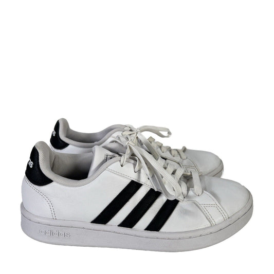 Adidas Women's White Grand Court Sneakers Shoes - 8