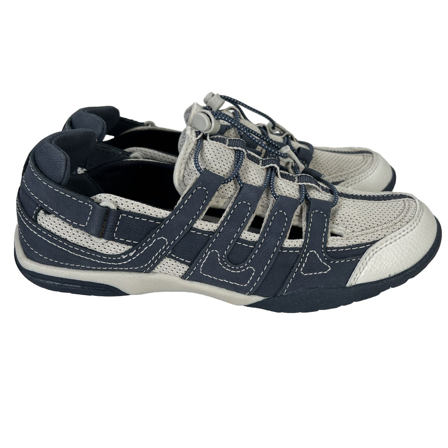 NEW Clarks Women's Navy Blue Vailee Frost Sport Sandals - 7.5 Wide