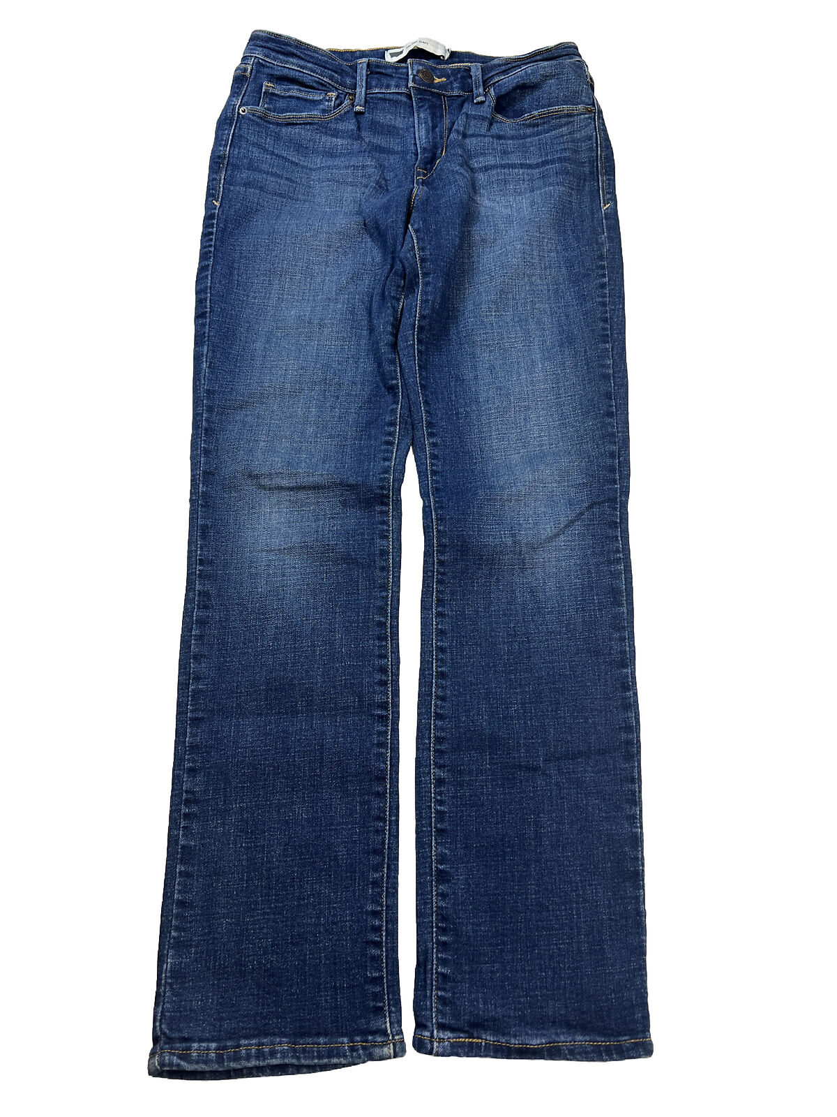 Levi's Jeans elásticos ajustados de tiro medio con lavado oscuro para mujer - 6