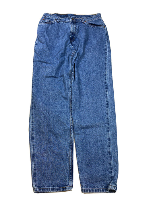 Levis Jeans de talle alto, lavado medio, ajustados, para mujer, 13 cortos