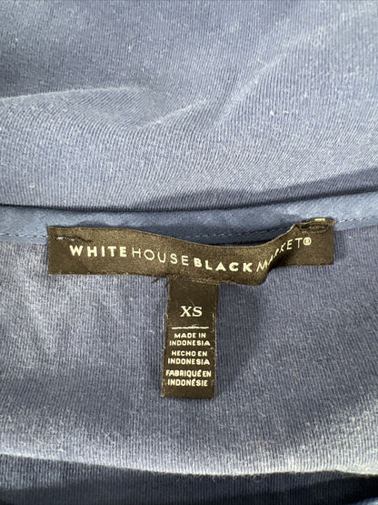 Camiseta de manga 3/4 azul para mujer White House Black Market - XS