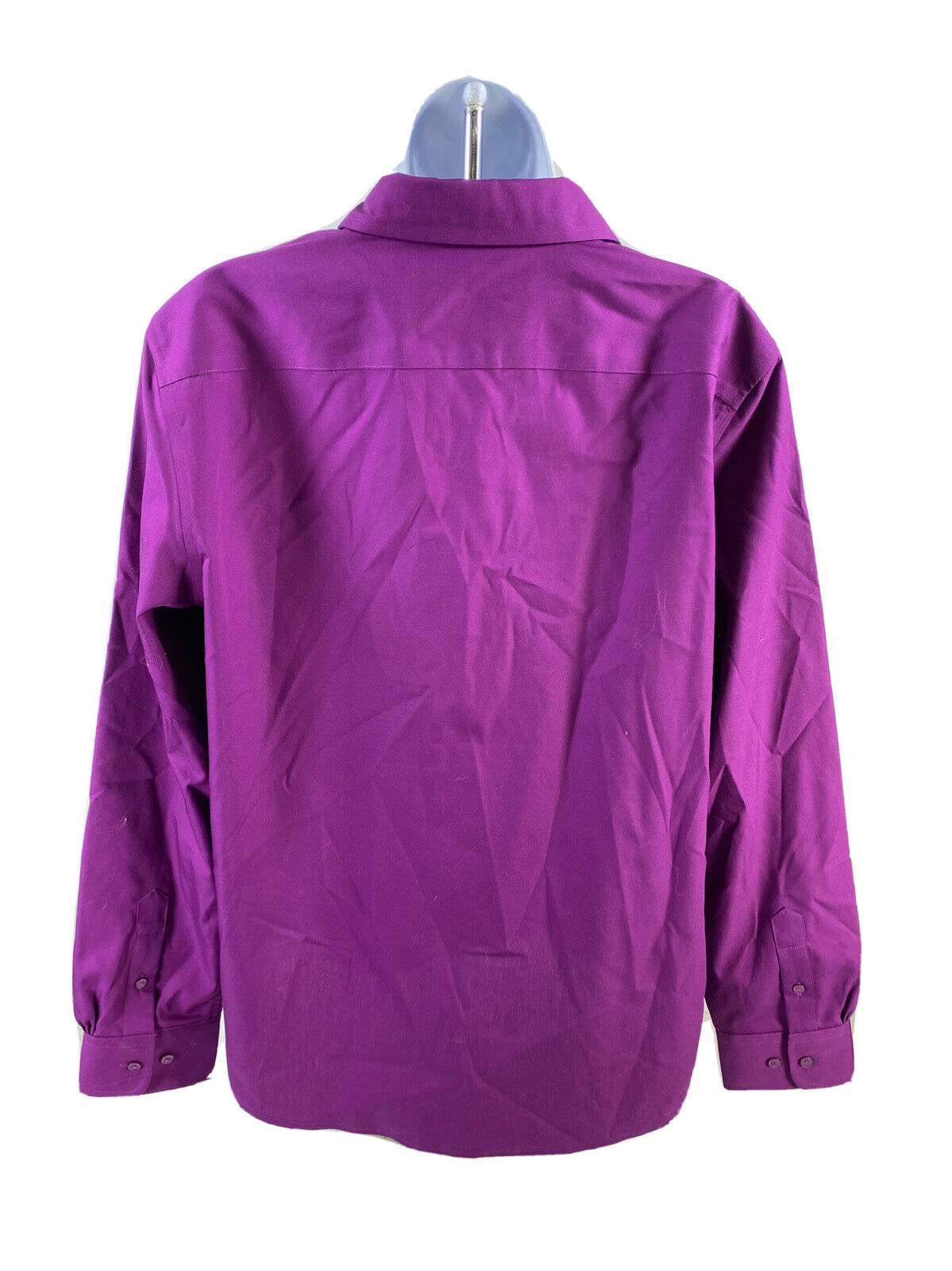 NEW Jones New York Women's Purple Easy Care Button Top Shirt - L