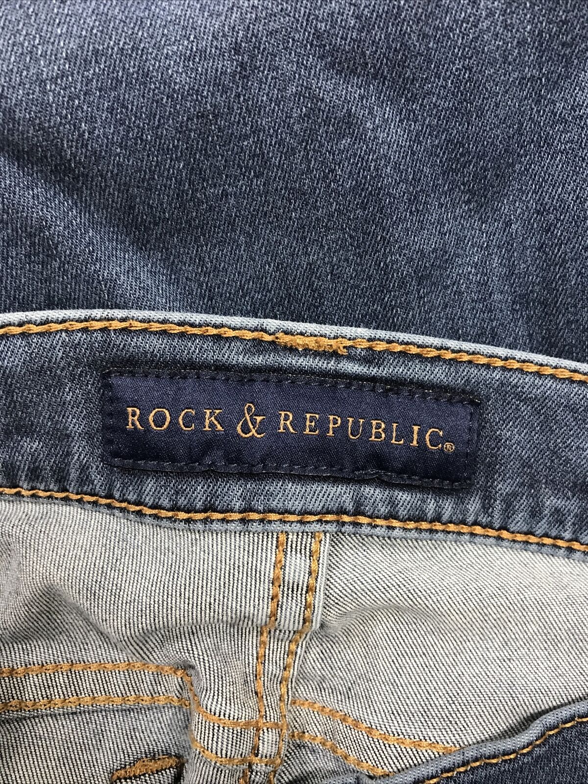 Rock & Republic Women's Medium Wash Berlin Skinny Stretch Jeans - 8