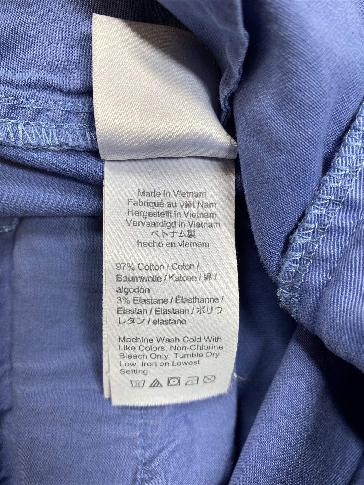 J.Crew Pantalones cortos chinos de algodón azul para mujer - 4