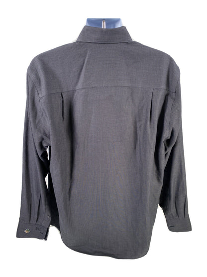 Cutter & Buck Men's Black Long Sleeve Button Up Casual Shirt - L
