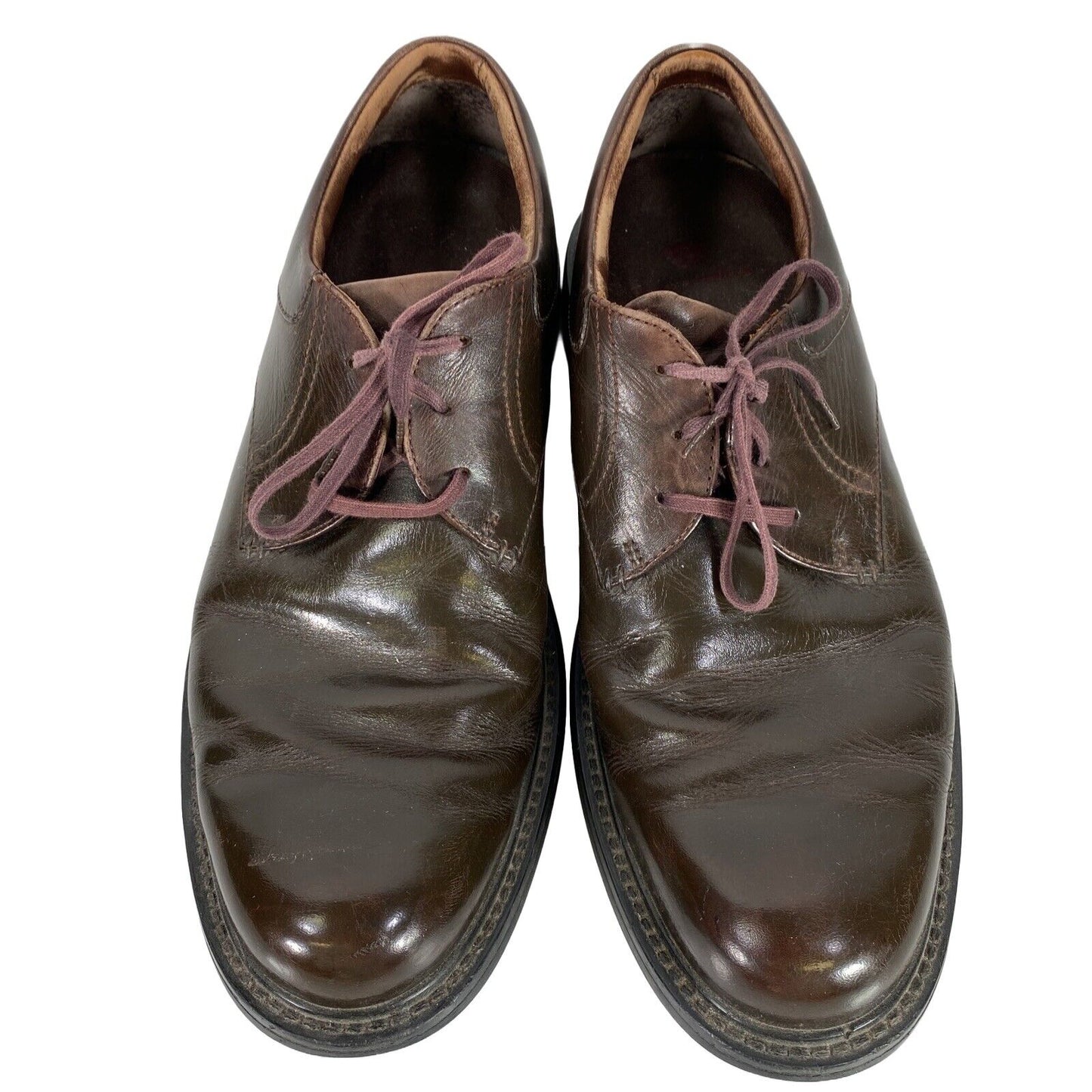 Red Wings Men's Brown Leather Lace Up Oxford Shoes - 11.5B