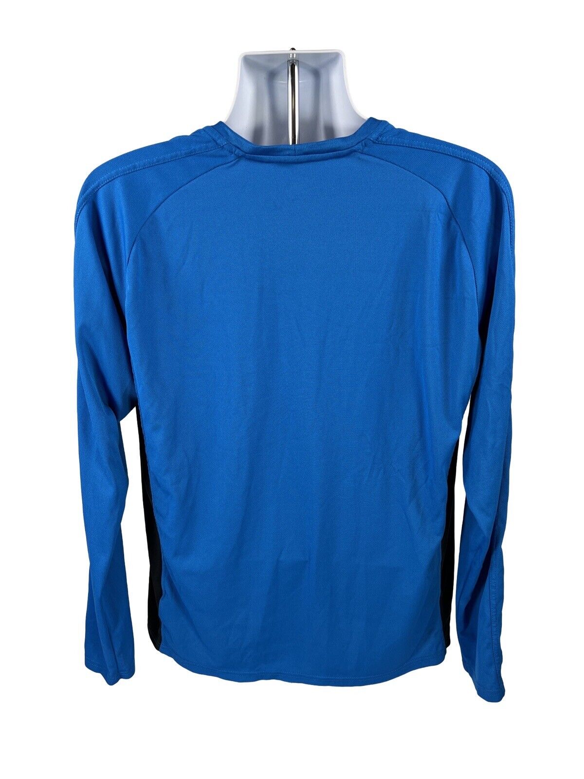Nike Men's Blue Fit Dry Long Sleeve Athletic Shirt - L