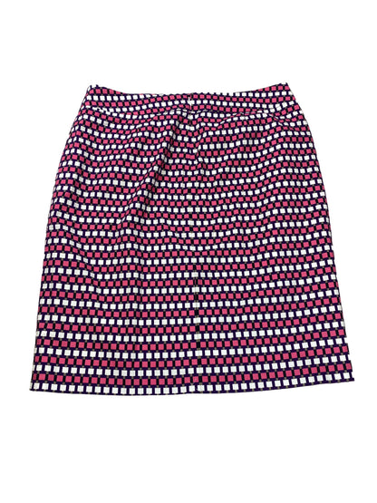 NEW Ann Taylor Women's Pink/Purple Knee Length Straight Pencil Skirt - 14
