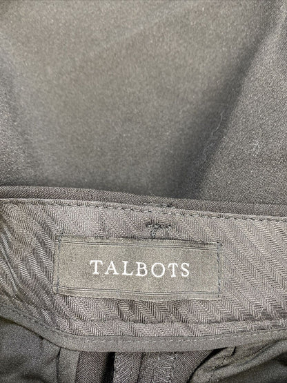 Talbots Pantalón de vestir al tobillo Hampshire negro para mujer - 6 Petite