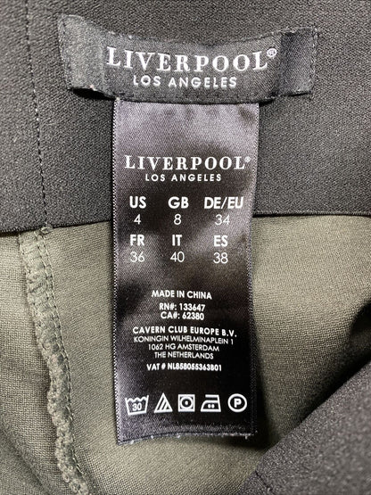 LiverpoolLeggings con cintura elástica sin cordones para mujer de color verde - 4