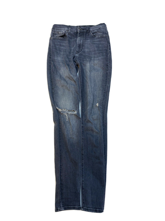 Hudson - Pantalones vaqueros elásticos para mujer, color gris, lavado, Barbara, superflacos, talla 25