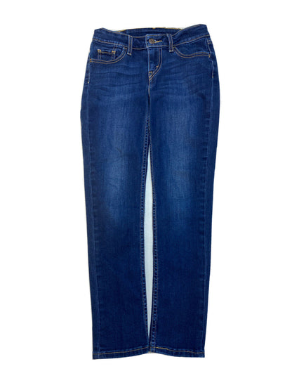 Levi's Women's Dark Wash Stretch Blue Denim Skinny Jeans Sz 25