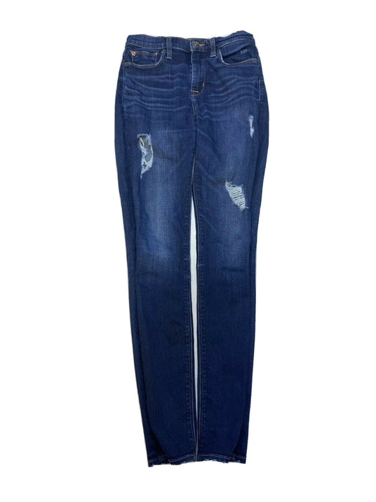 Hudson Jeans de lavado oscuro para mujer Barbara High Rise Super Skinny Jeans Sz 26