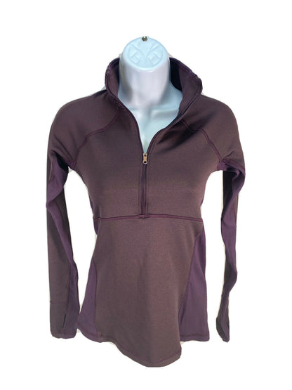 Calia Women's Purple Long Sleeve 1/2 Zip Pullover Sweatshirt Sz XS