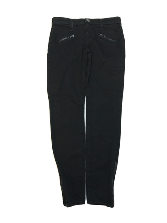 Current/Elliott Jeans ajustados elásticos de mezclilla negra para mujer talla 26