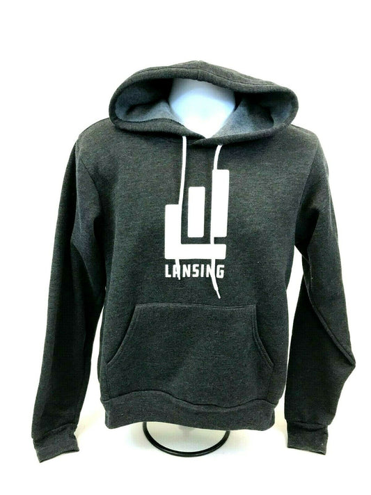 City of Lansing Official Branded - Unisex Gray Hoodie Sweatshirt - Bella Canvas