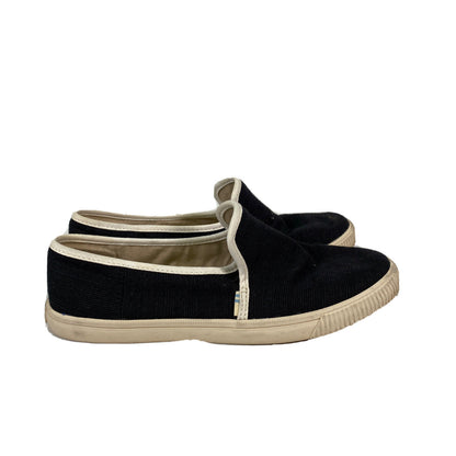 Toms Women's Black Casual Slip On Comfort Shoes Sz 6.5